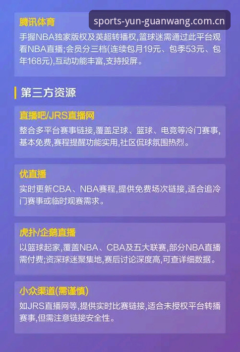 云体育平台实用指南：直播、下载与赛事推荐全解析